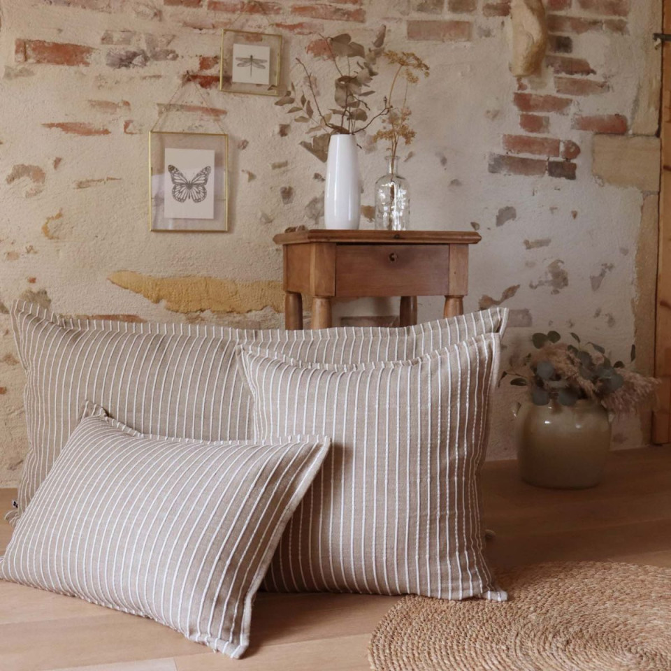 Coussin en Coton texturé TIM
