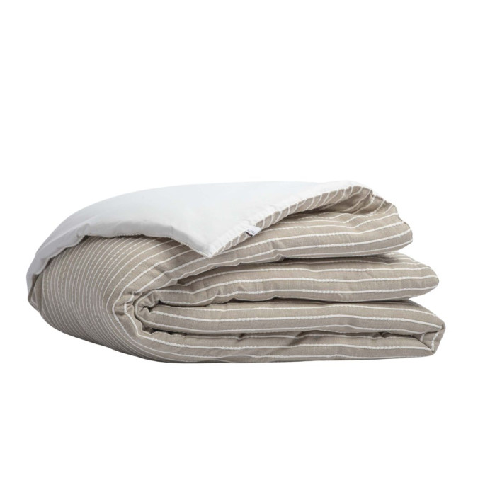 Édredon en Coton texturé TIM – L'Effet Papillon﻿ | Impression Lin
