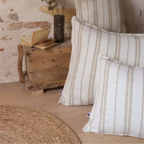 Coussin en Coton Texturé TOM