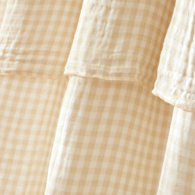 Rideau + Anneaux Pince Gaze de coton VICKIE