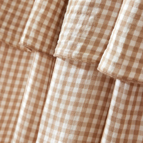 Rideau + Anneaux Pince Gaze de coton VICKIE