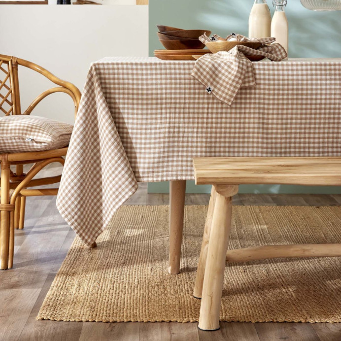 Nappe VICKIE – L'Effet Papillon﻿ | Impression Lin