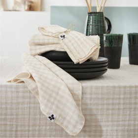 Lot de 2 Torchons Gaze de Coton VICKIE