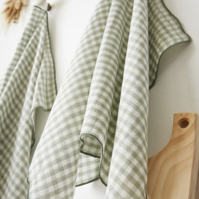 Lot de 2 Torchons Gaze de Coton VICKIE