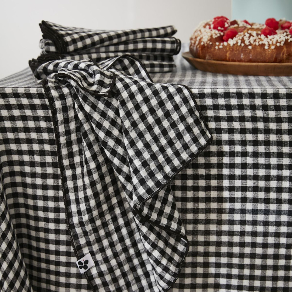 Lot de 2 Torchons Gaze de Coton VICKIE