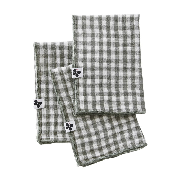 Serviettes de Table VICKIE – L'Effet Papillon﻿ | Impression Lin