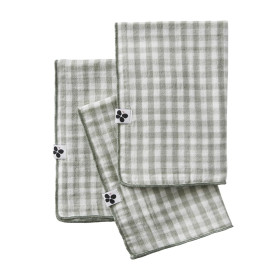 Lot de 3 Serviettes Gaze de coton VICKIE