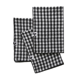 Lot de 3 Serviettes Gaze de coton VICKIE