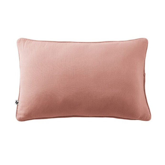 Coussin Gaze de coton GAIA - L'Effet papillon | Impression lin