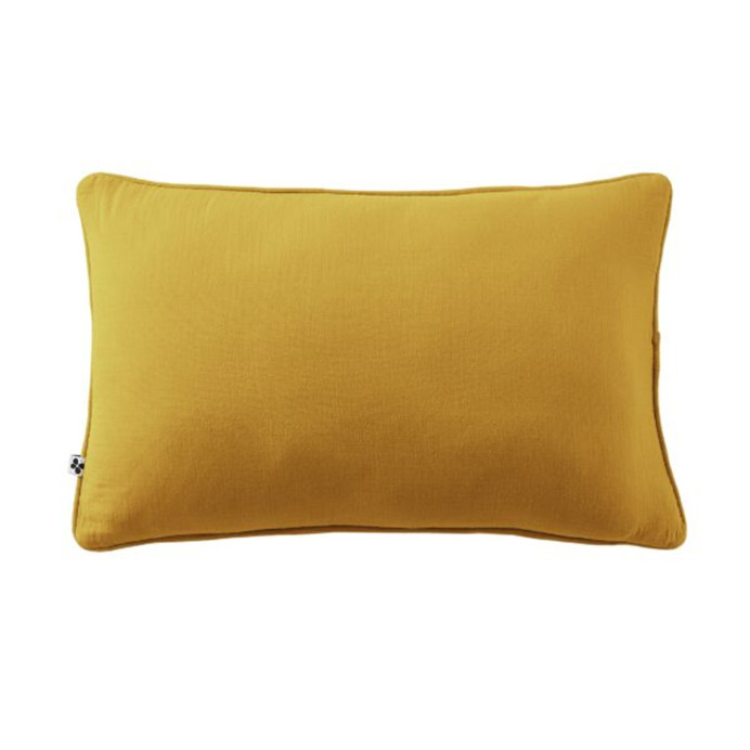 Coussin Gaze de coton GAIA - L'Effet papillon | Impression lin