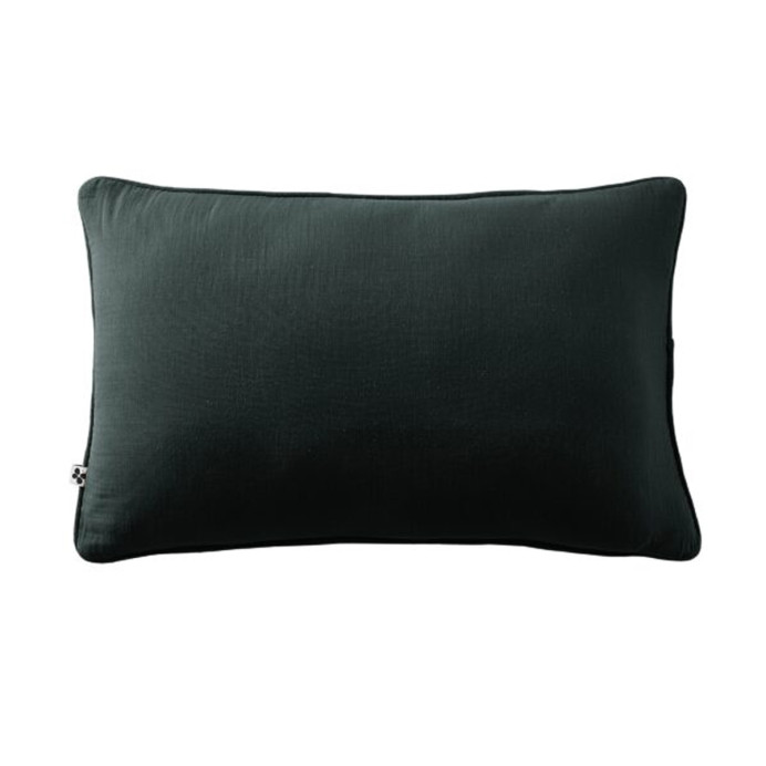 Coussin Gaze de coton GAIA - L'Effet papillon | Impression lin