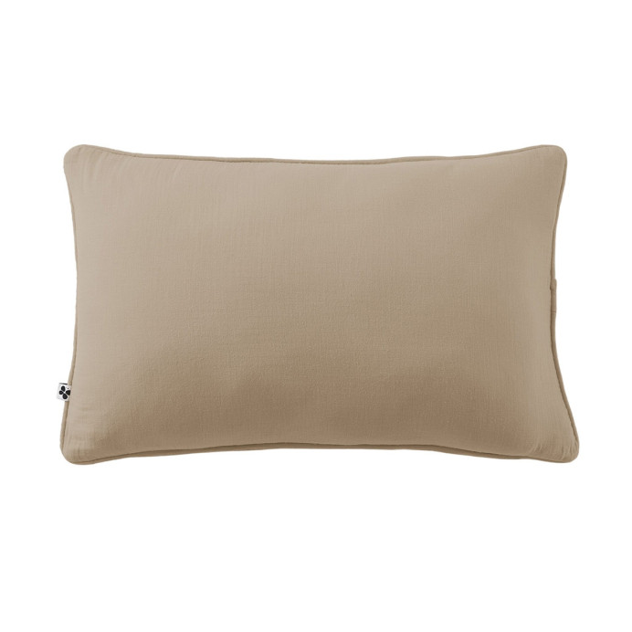 Coussin Gaze de coton GAIA - L'Effet papillon | Impression lin
