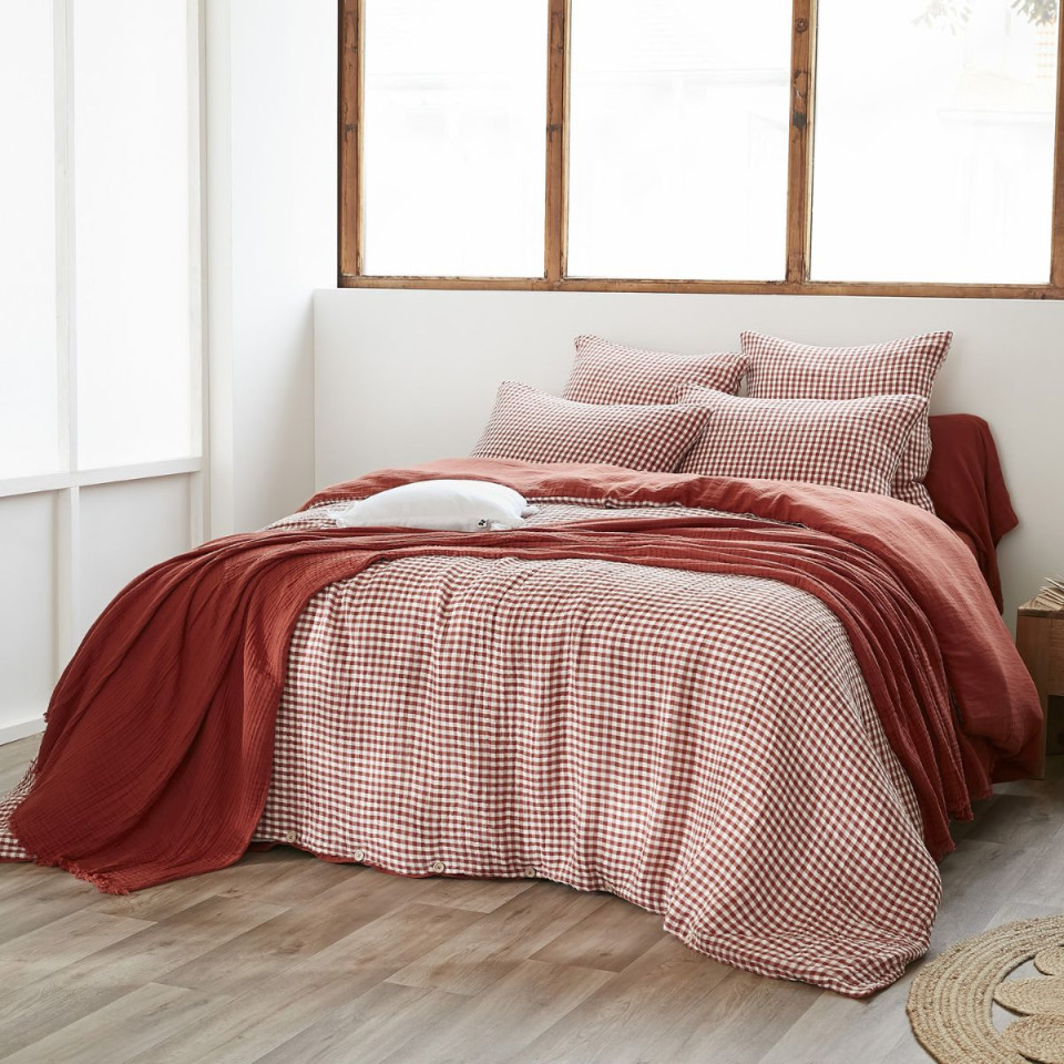 Housse de couette Gaze de coton VICKIE