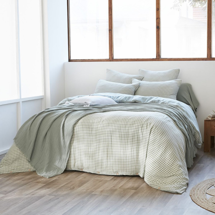 Housse de couette VICKIE – L'Effet Papillon﻿ | Impression Lin