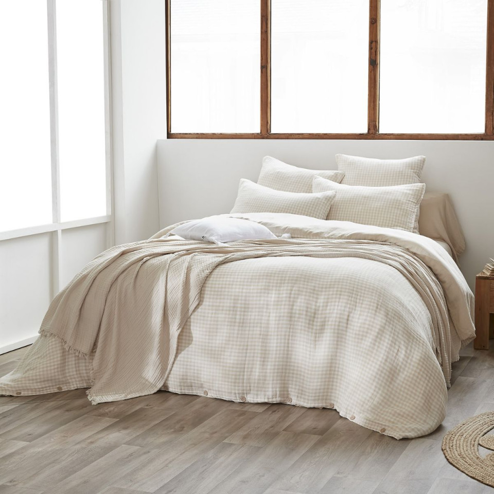 Housse de couette Gaze de coton VICKIE