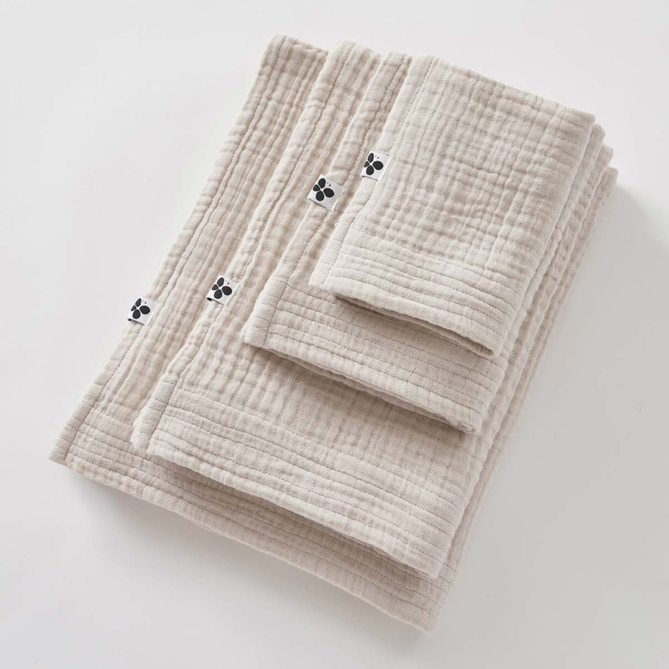 Serviette de Bain Gaze de Coton GAIA  