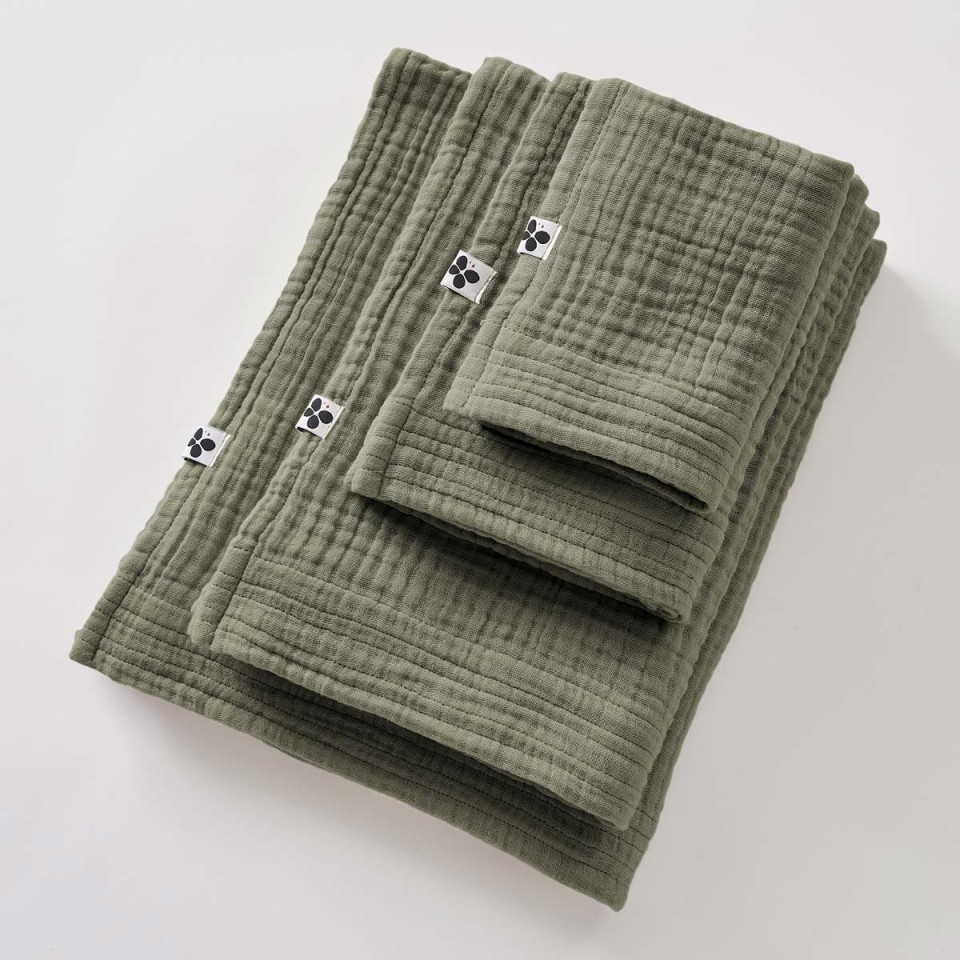 Serviette de Bain Gaze de Coton GAIA  