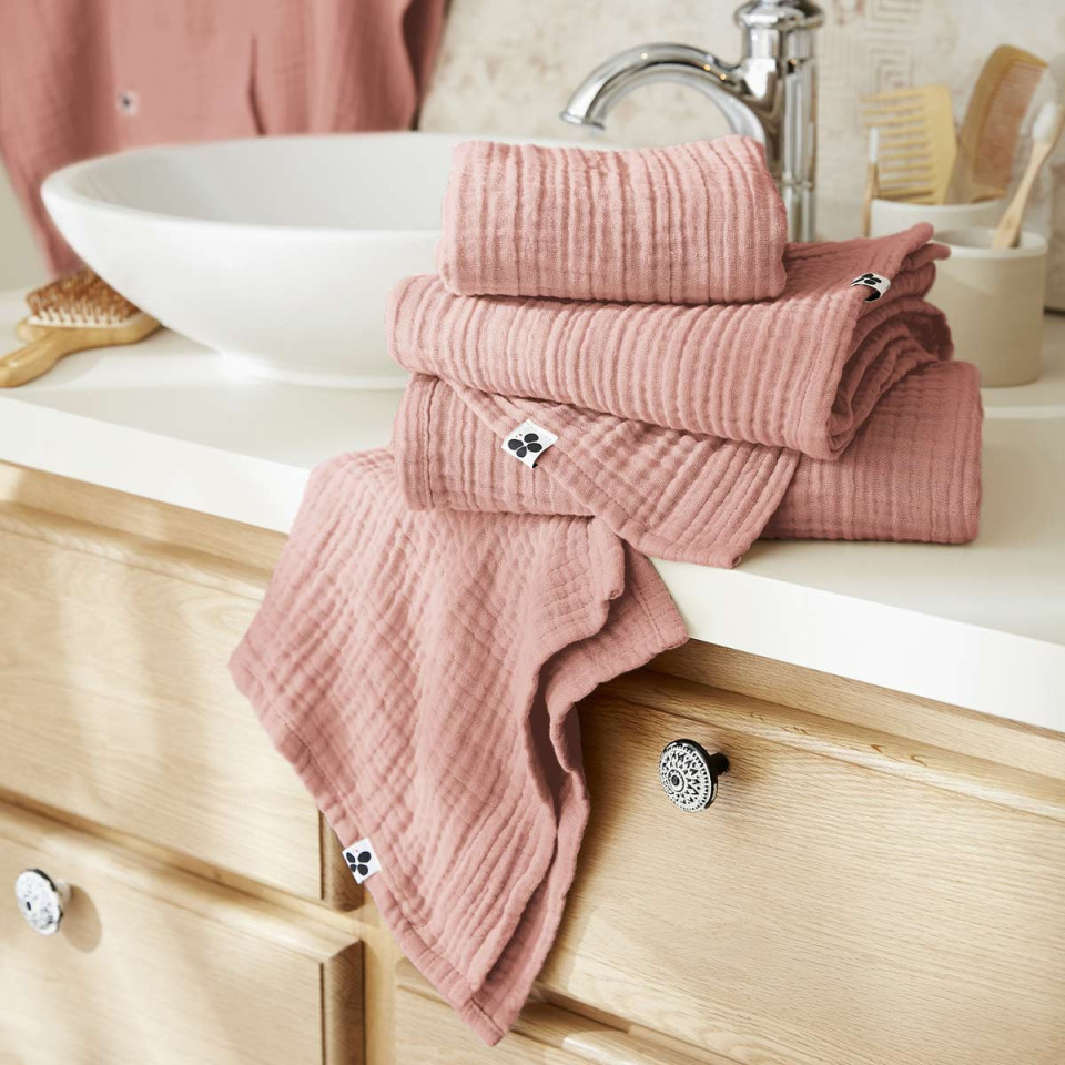 Serviette de Bain Gaze de Coton GAIA  