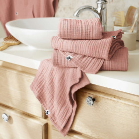 Serviette de Bain Gaze de Coton GAIA  