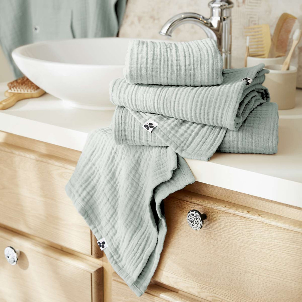 Serviette de Bain Gaze de Coton GAIA  
