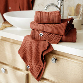 Serviette de Bain Gaze de Coton GAIA  