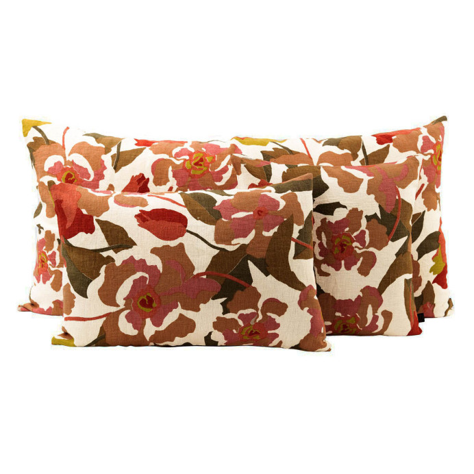 Harmony Textile - Haomy Housse de Coussin IBIZA en Lin Lavé