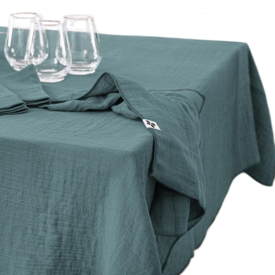 Nappe de Table Gaze de coton GAIA  
