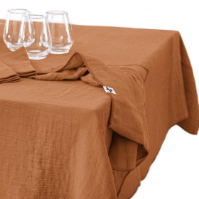 Nappe de Table Gaze de coton GAIA  