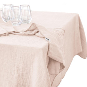 Nappe de Table Gaze de coton GAIA  