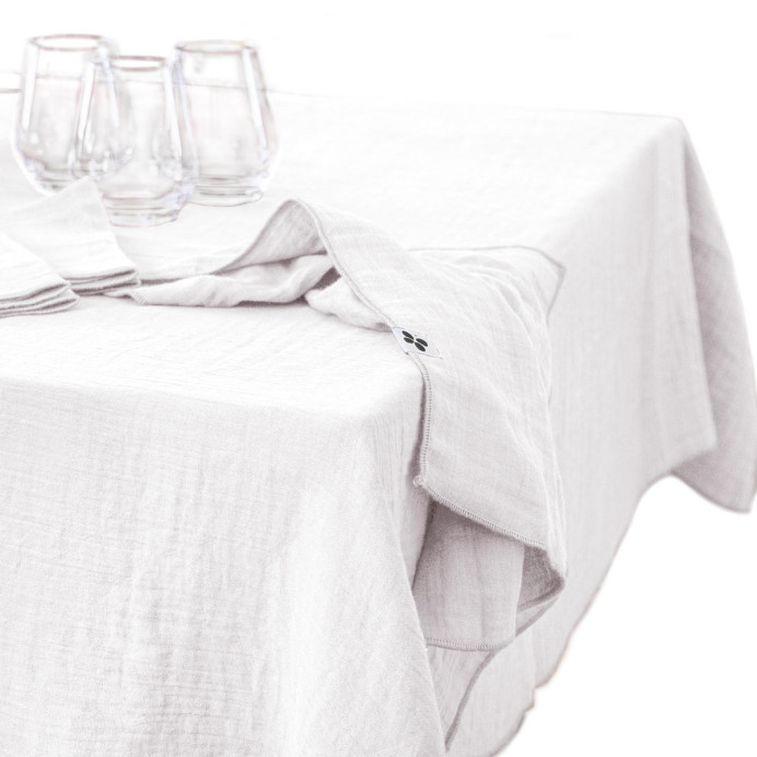 Nappe de Table Gaze de coton GAIA - L'Effet papillon | Impression lin