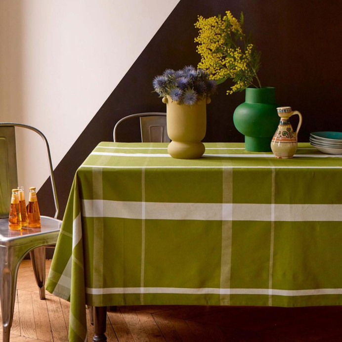 Nappe en coton La Nonna - La Cerise sur le Gâteau | Impression lin