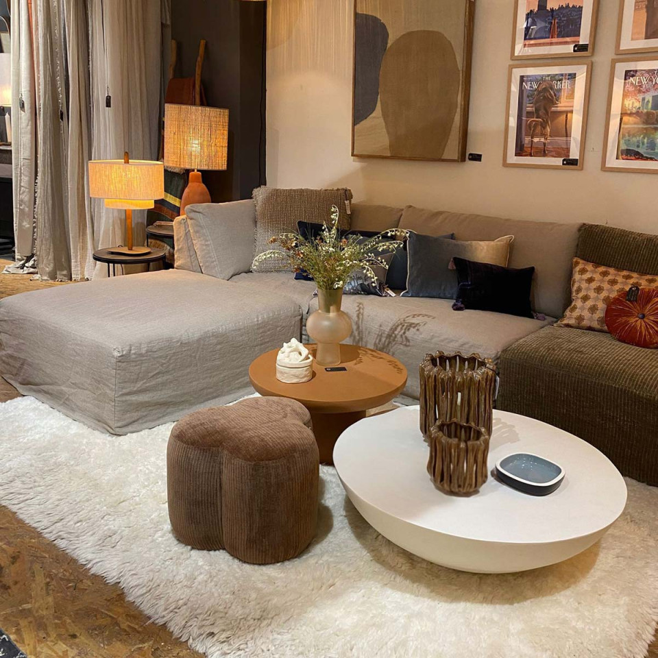 Pouf Velours AGAPA