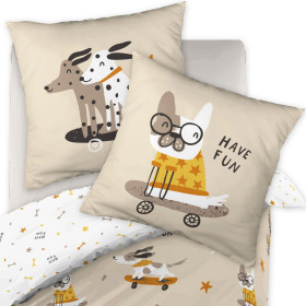 Parure de lit en Coton ISIDORE Couleur:Pampa  L'Effet Papillon