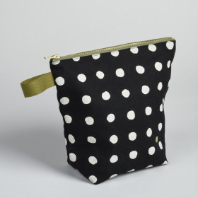 Trousse de toilette en coton Bio 2 Tailles Unis ou Motifs