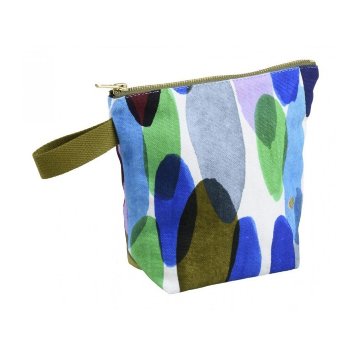 Trousse de toilette en coton Bio - La Cerise sur le Gâteau | Impression lin