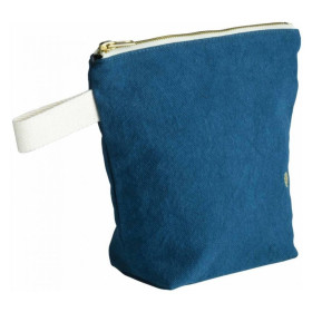 Trousse de toilette en coton Bio 2 Tailles Unis ou Motifs