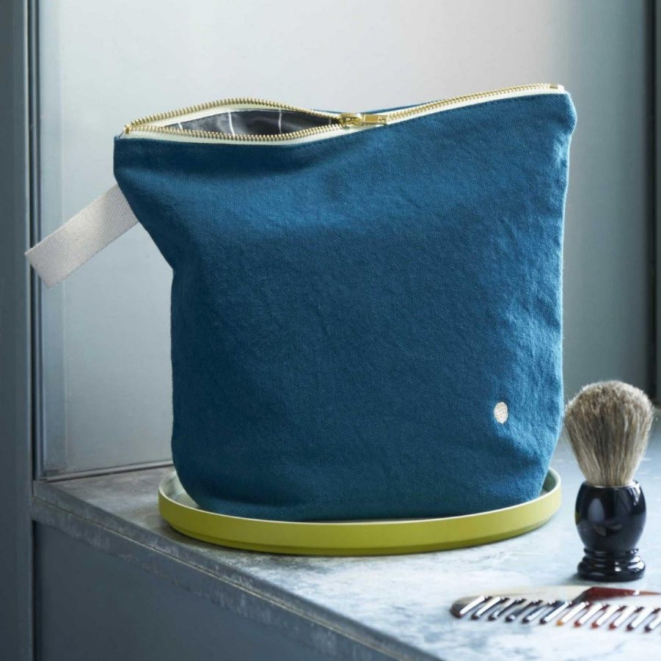 Trousse de toilette en coton Bio 2 Tailles Unis ou Motifs