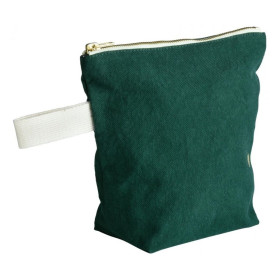 Trousse de toilette en coton Bio 2 Tailles Unis ou Motifs