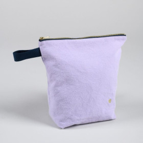Trousse de toilette en coton Bio 2 Tailles Unis ou Motifs