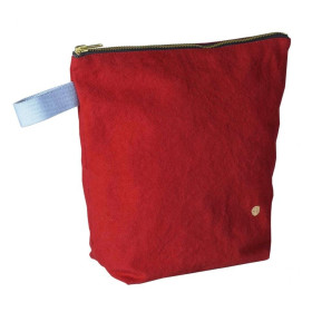 Trousse de toilette en coton Bio 2 Tailles Unis ou Motifs