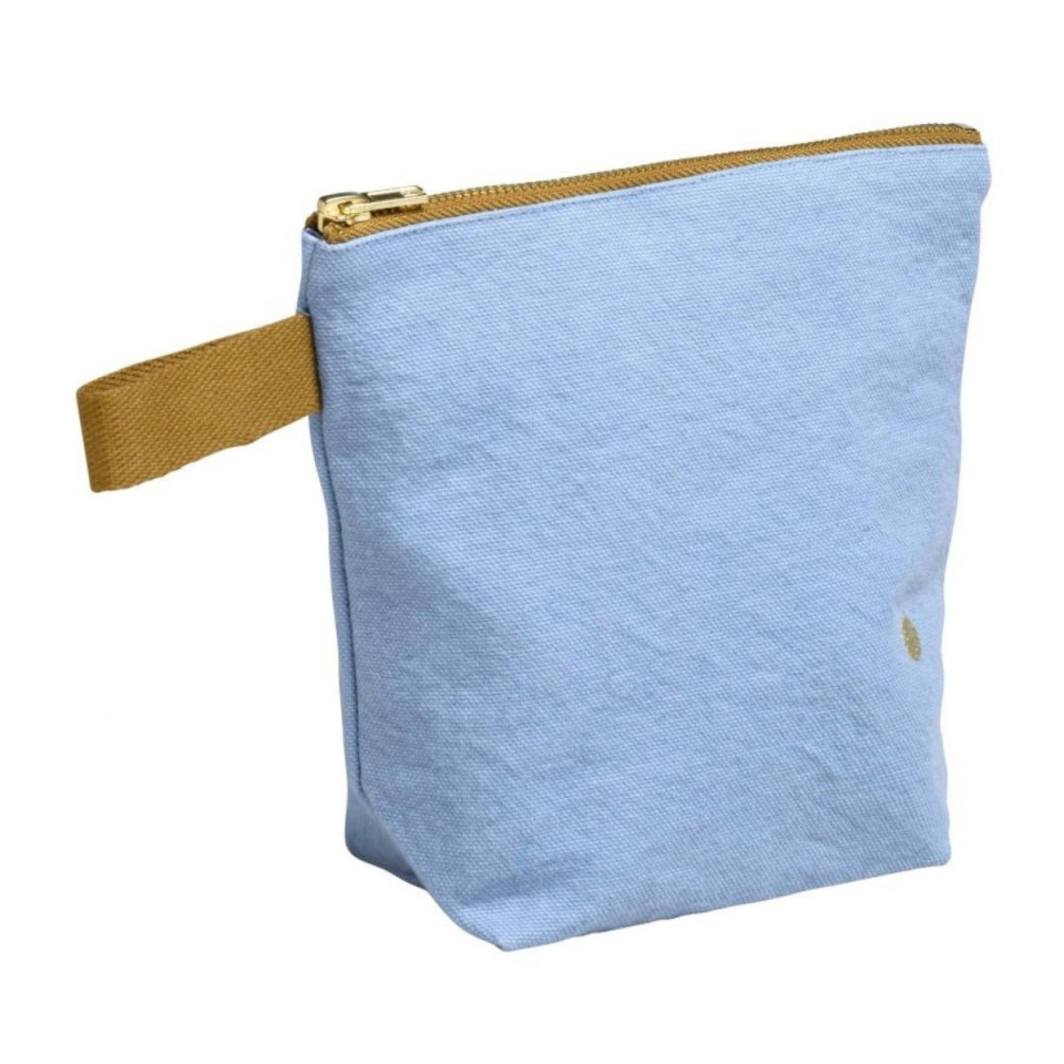 Trousse de toilette en coton Bio 2 Tailles Unis ou Motifs