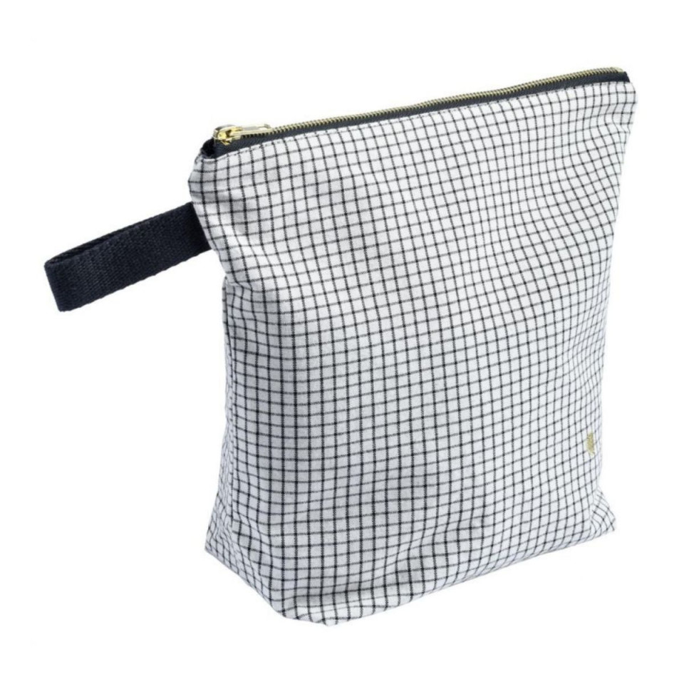 Trousse de toilette en coton Bio 2 Tailles Unis ou Motifs