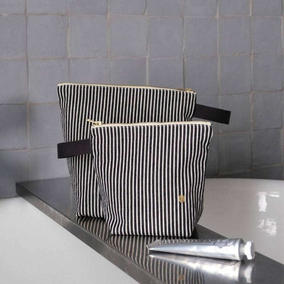 Trousse de toilette en coton Bio 2 Tailles Unis ou Motifs