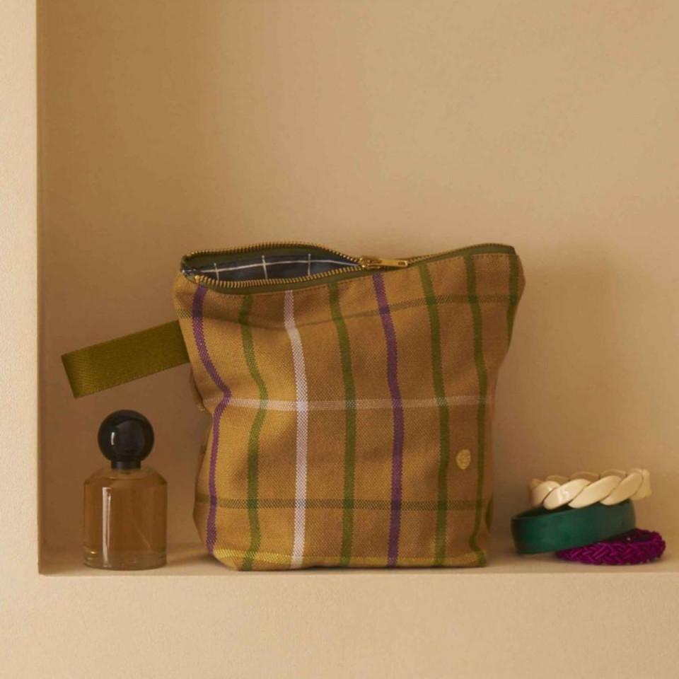Trousse de toilette en coton Bio 2 Tailles Unis ou Motifs