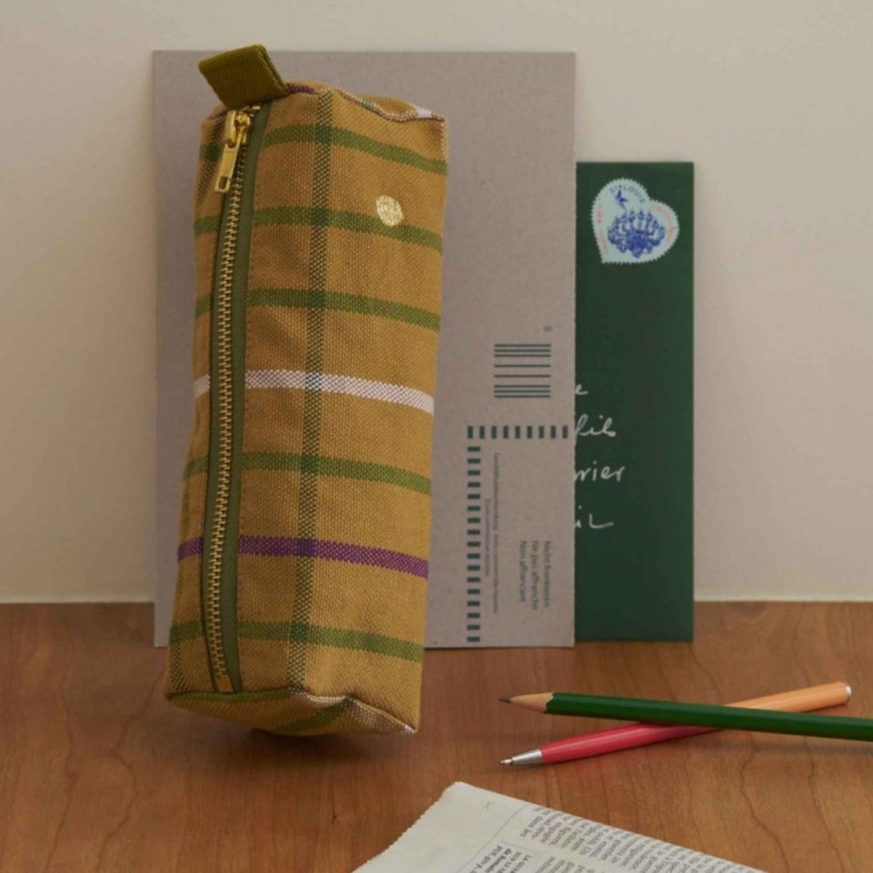 Trousse de bureau en Coton Bio Unis ou Motifs