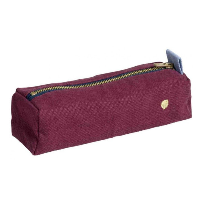 Trousse de bureau en Coton Bio - La Cerise sur le Gâteau | Impression lin