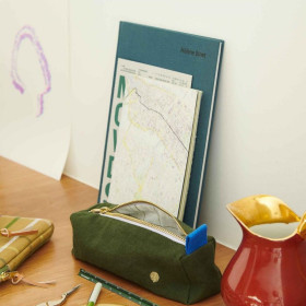 Trousse de bureau en Coton Bio Unis ou Motifs