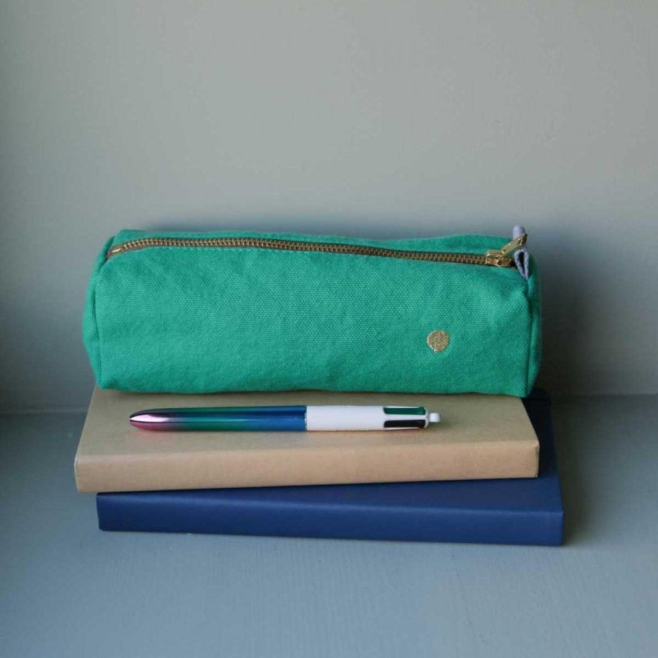 Trousse de bureau en Coton Bio Unis ou Motifs