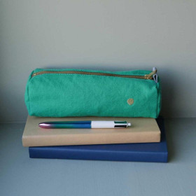 Trousse de bureau en Coton Bio Unis ou Motifs