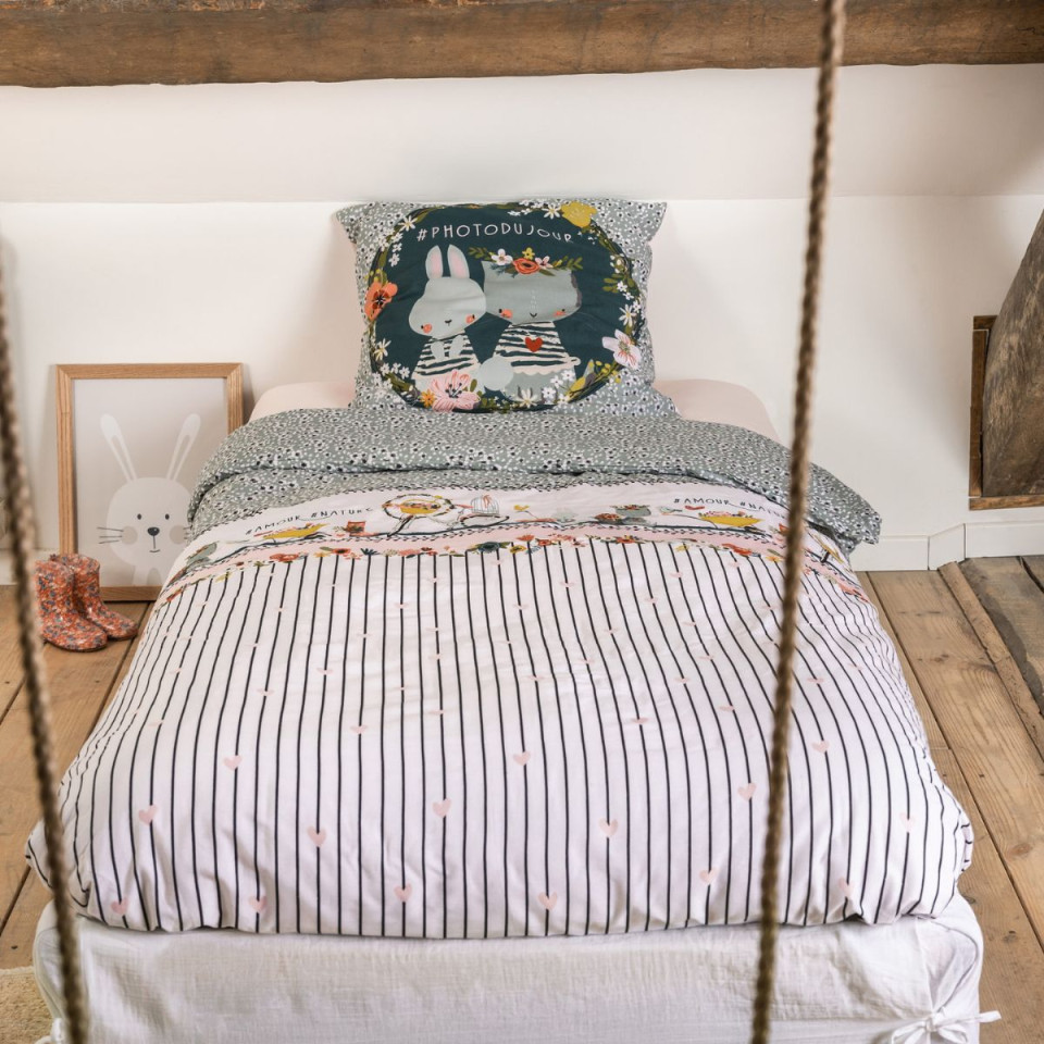 Parure de lit en Coton JARDINAGE